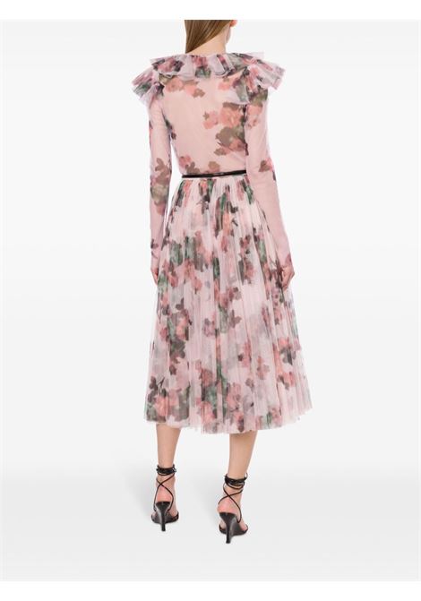 Pink floral-print midi skirt Philosophy Di Lorenzo Serafini - women PHILOSOPHY DI LORENZO SERAFINI | 011807551147